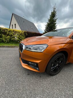 Škoda Fabia IV 1.0 TSI Style, 2022 – oranžová metalíza - 5