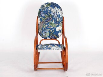 THONET, luxusní starožitné houpací křeslo. - 5