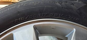 alu kola 5x114,3 r17 zimní sada, KIA, Hyundai, Nissan atd. - 5