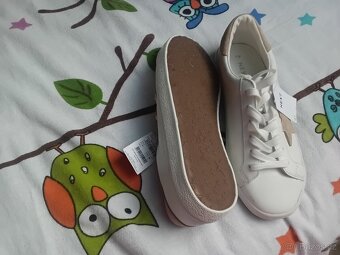 NOVÉ BÍLÉ TENISKY 37 NEXT - 5