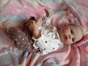 Realistická Reborn panenka holčička - 5