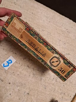 starožitné krabice od doutníků, pouzdro a jiné z I. rep. - 5