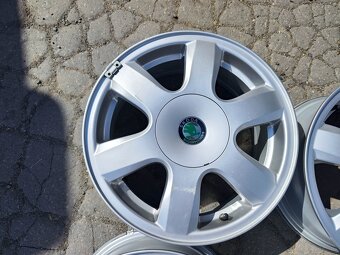 15"alu sada 5x100 origo Škoda Fabia 1 2 Roomster Polo - 5