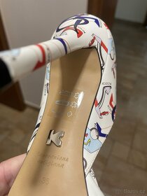 Luxusní nové kožené lodičky zn.Kazar,vel.36 - 5