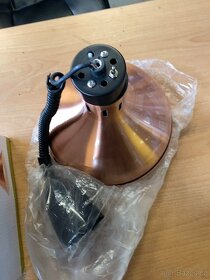 Výškově nastavitelná ohřívací lampa kónická, HENDI, Měděná - 5