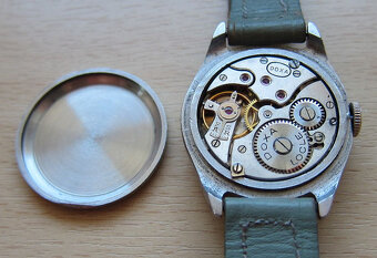 Starožitné švýcarské hodinky DOXA 15 jewels v nerezu funkční - 5