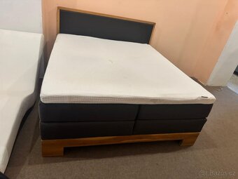 Luxusní boxspring postel EWARTON 70 cm vysoká s matracemi +T - 5