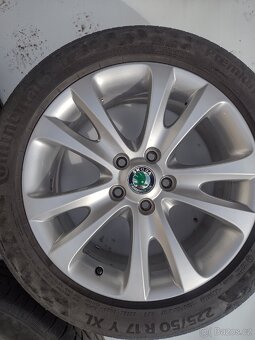 Alu. kola Škoda Superb II. 5x112 7,5Jx17 H2, ET49 - 5