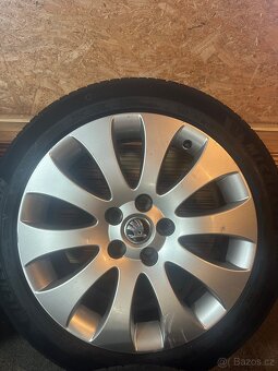 ALU Kola ŠKODA 5x112 R17 VENUS Letní Pneu 225/45/17 - 5