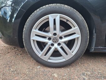 Alu orig. Audi 17" 5x112 + letní pneu 5-6,5mm - 5