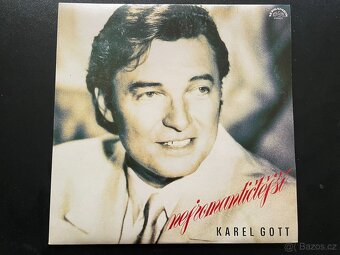4x LP desky Karel Gott, 1x SP + originální plakát - 5