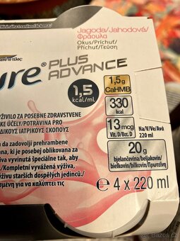 Ensure Plus Advance příchuť vanilka a jahoda 4x220 ml. - 5