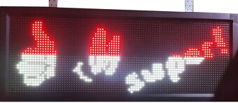 Světelná reklama programovatelná LED panel 105x40cm - 5