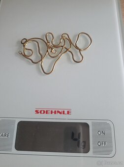 Zlatý řetízek a přívěsek - 5