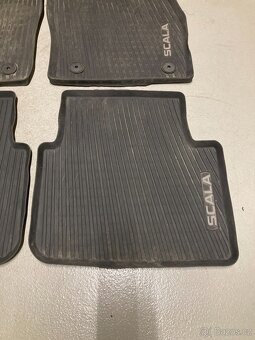 Gumové koberce do interieru - Škoda Scala - 5