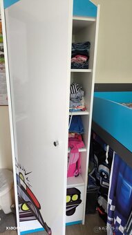 Modrý dětský pokoj jako nový - 5