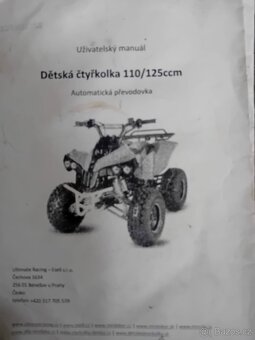 Dětská čtyřkolka 125 - 5