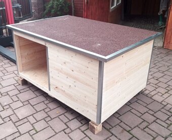 Bouda pro psa s terasou (Palubky/OSB), 6 velikostí - 5