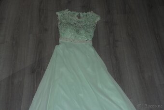plesové společenské šaty vel. M - 5