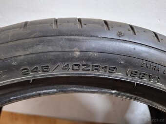 Letní pneu 245/40/19, 2xHankook, 2xDunlop - 5