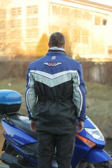Zánovní textilní bunda na motorku, na skútr, vel. M - 5