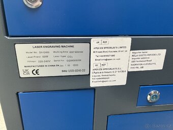 CO2 laser, laserová gravírka OMTech 60W 600x400mm - 5