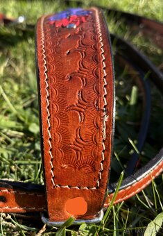 Westernový set hnědý barevný - 5