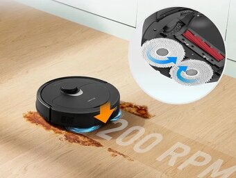 Robotický vysavač Roborock Qrevo S black - 5