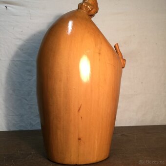 Betlém dřevěný masivní velký Ježíšek Marie a Josef - 5