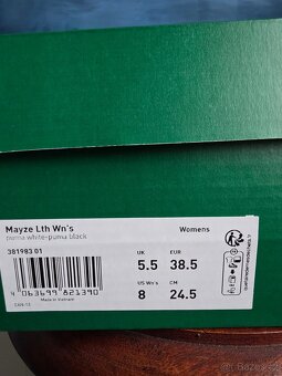 Puma nové tenisky platformy kožené boty - 5