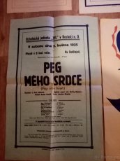 Prodám staré divadelní plakáty od r. 1919 hlavně Kostelec - 5