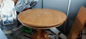 Rozkládací stůl massiv + 6x židle - 5