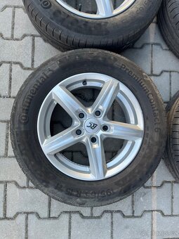 4x Alu kola s letními pneu Continental 195/65 R15 - 5