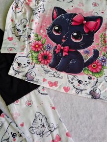 Kočičkový setík v. 104-110 a 110-116 NOVÝ - 5
