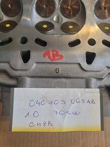 Nová hlava válců 1.0 tsi , 1.0 mpi - 5