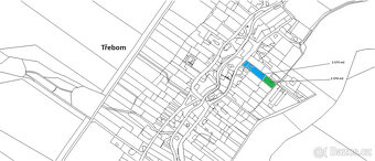 Na prodej staveb. pozemek v obci Třebom, okr. Opava 3.947 m2 - 5