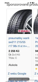 Zimní pneu 215/55/R17 - 5