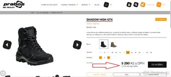 Prabos boty 43 (SHADOW HIGH GTX) - 5