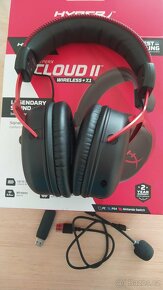 bezdrátová sluchátka HyperX Cloud II Wireless - 5