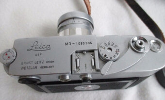 FOTOAPARÁT LEICA M3 LEITZ se 2 OBJEKTIVY (č. 79) - 5
