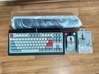 Herní RETRO set Xtrfy – klávesnice K4, myš M42, podložka - 5