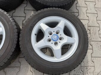 4x al kola 5x112 16 + pneu zimní 205/65 R16C - 5
