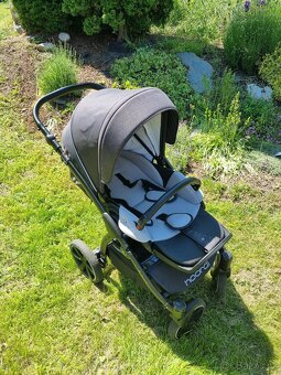 Kočárek Noordi fjordi 2v1 černý - 5