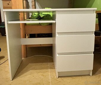 Psací stůl Cosmo 110 cm bílý - 5