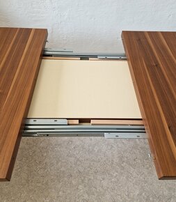 Nový rozkládací stůl ořech 90x160+40 cm - 5