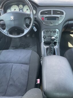 Peugeot 607 2,2 Hdi/ 98kw/ klima/ tempomat / nová stk - 5