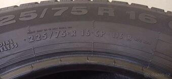 Continental 225/75 R16CP 116R 2x 8mm a 2x 6,5mm - 5