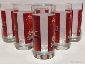 Coca Cola Vánoční sklenice s kamionem, 120.-/ks, pošta 69.- - 5