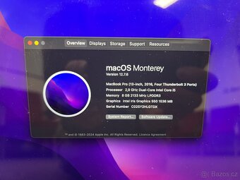 Apple macbook pro late 2016 256gb - 5