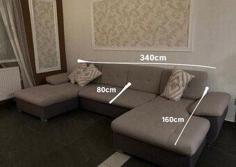 Gauč rozkládací 340x160cm - 5